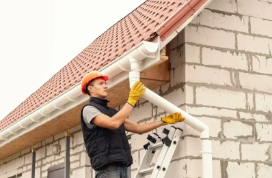 Pose et remplacement de gouttières à Taillecavat